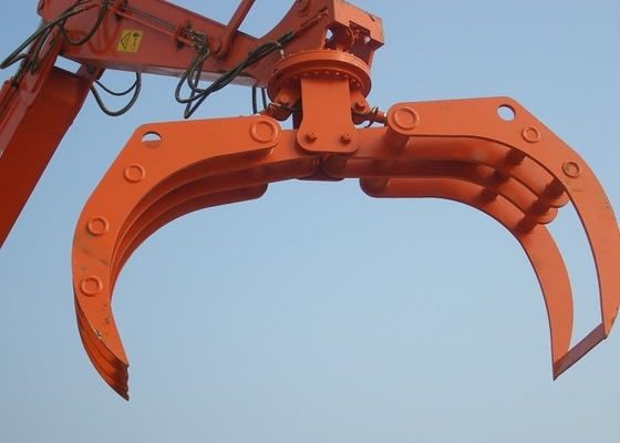 High Efficiency Rotating Excavator Bucket Tractor Grapple Attachment