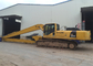 High Security Excavator Long Boom For Komatsu PC350 With 21 Meters And 4 Ton Counterweight